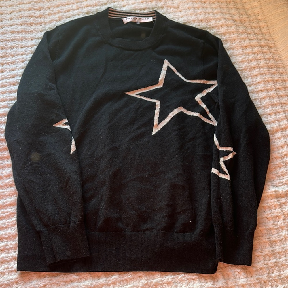 Trina Turk Black Star Sweater